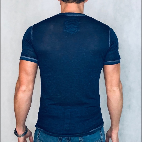 Express Men, Tee Shirt, Purple, Size Extra Small - Picture 2 of 4